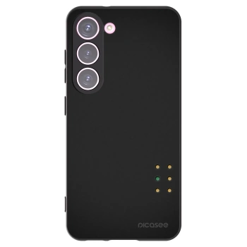 Picasee silikonowe czarne etui na Samsung Galaxy S23 5G - Pulse