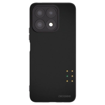 Picasee silikonowe czarne etui na Honor X8a - Pulse