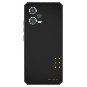 Picasee silikonowe czarne etui na Xiaomi Redmi Note 12 5G - Pulse
