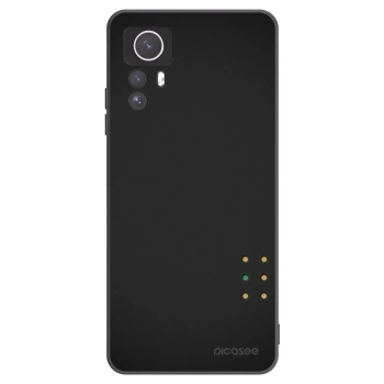 Picasee silikonowe czarne etui na Xiaomi Redmi Note 12S - Pulse