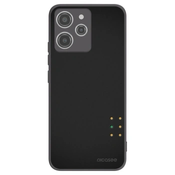 Picasee silikonowe czarne etui na Xiaomi Redmi 12 4G - Pulse