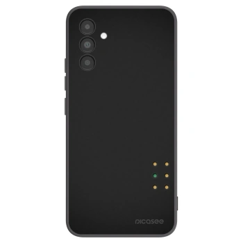 Picasee silikonowe czarne etui na Samsung Galaxy A04s A047F - Pulse