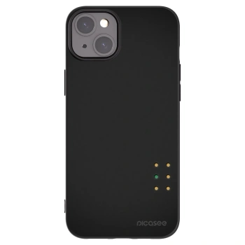 Picasee silikonowe czarne etui na Apple iPhone 15 Plus - Pulse
