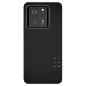 Picasee silikonowe czarne etui na Xiaomi 13T Pro - Pulse