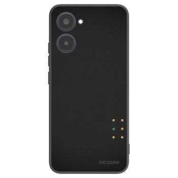 Picasee silikonowe czarne etui na Realme 10 4G - Pulse