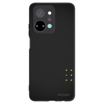 Picasee silikonowe czarne etui na Honor X7a - Pulse