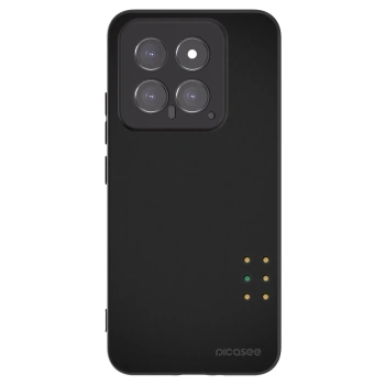 Picasee silikonowe czarne etui na Xiaomi 14 - Pulse