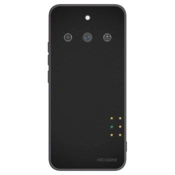 Picasee silikonowe czarne etui na Realme 11 Pro+ - Pulse