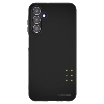 Picasee silikonowe czarne etui na Samsung Galaxy A15 A156B 5G - Pulse