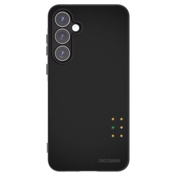 Picasee silikonowe czarne etui na Samsung Galaxy A55 5G A556B - Pulse