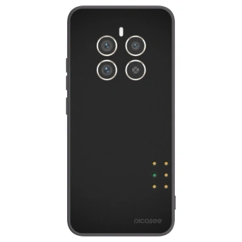 Picasee silikonowe czarne etui na Realme 12 Pro 5G - Pulse