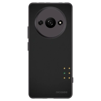 Picasee silikonowe czarne etui na Xiaomi Redmi A3 - Pulse