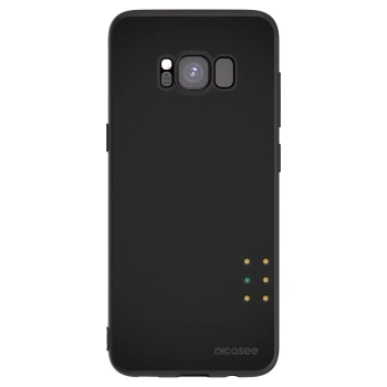 Picasee silikonowe czarne etui na Samsung Galaxy S8 G950F - Pulse