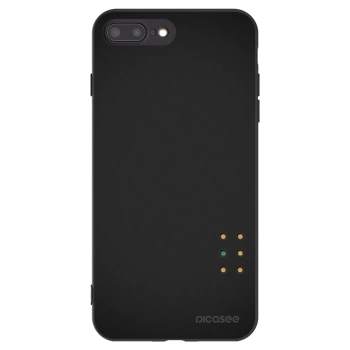 Picasee silikonowe czarne etui na Apple iPhone 8 Plus - Pulse