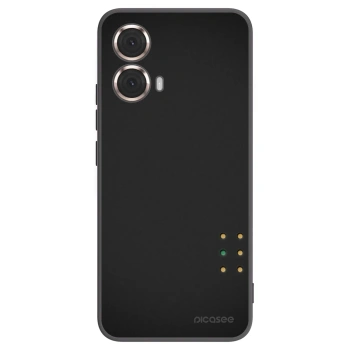 Picasee silikonowe czarne etui na Motorola Moto G85 - Pulse