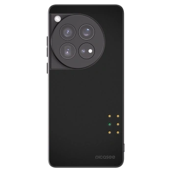 Picasee silikonowe czarne etui na OnePlus 12 5G - Pulse