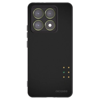 Picasee silikonowe czarne etui na Xiaomi 14T - Pulse