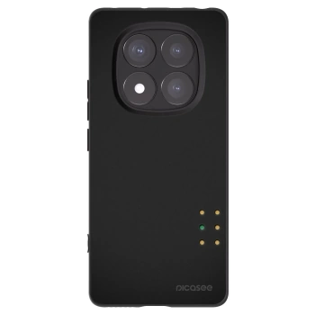 Picasee silikonowe czarne etui na Xiaomi Redmi Note 14 Pro+ 5G - Pulse