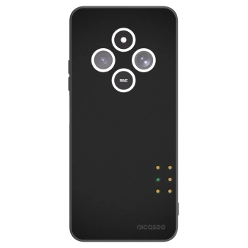 Picasee silikonowe czarne etui na Xiaomi Redmi 14C - Pulse
