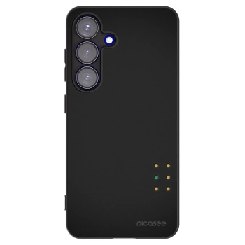 Picasee silikonowe czarne etui na Samsung Galaxy S25 5G - Pulse