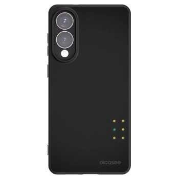 Picasee silikonowe czarne etui na Samsung Galaxy S25 Edge 5G - Pulse