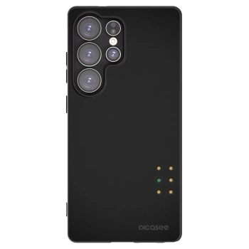 Picasee silikonowe czarne etui na Samsung Galaxy S25 Ultra 5G - Pulse