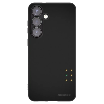 Picasee silikonowe czarne etui na Samsung Galaxy S25+ 5G - Pulse