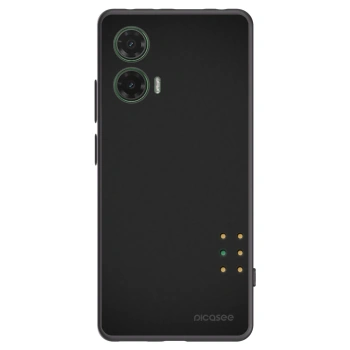Picasee silikonowe czarne etui na Motorola Moto G35 5G - Pulse