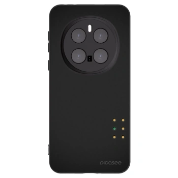 Picasee silikonowe czarne etui na Honor Magic7 Pro 5G - Pulse