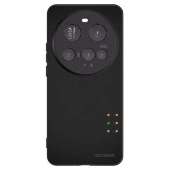 Picasee silikonowe czarne etui na Xiaomi 15 Ultra - Pulse