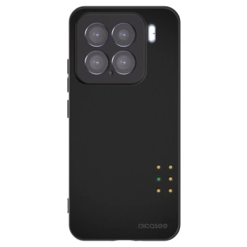 Picasee silikonowe czarne etui na Xiaomi 15 - Pulse