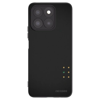 Picasee silikonowe czarne etui na Honor X8c - Pulse