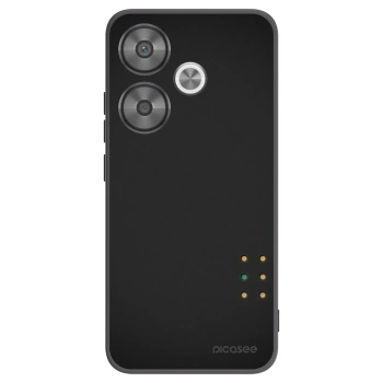 Picasee silikonowe czarne etui na Xiaomi Poco F6 - Pulse