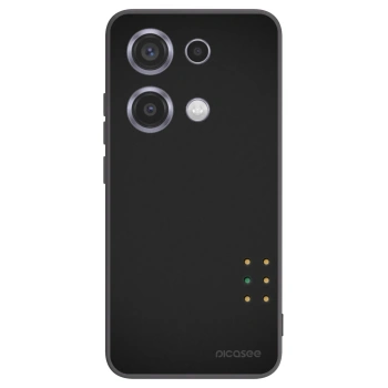 Picasee silikonowe czarne etui na Xiaomi Redmi Note 14S - Pulse