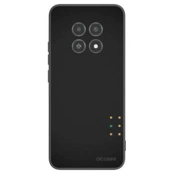 Picasee silikonowe czarne etui na Realme 12X - Pulse