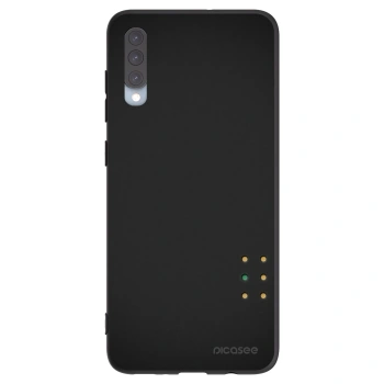 Picasee silikonowe czarne etui na Samsung Galaxy A70 A705F - Pulse