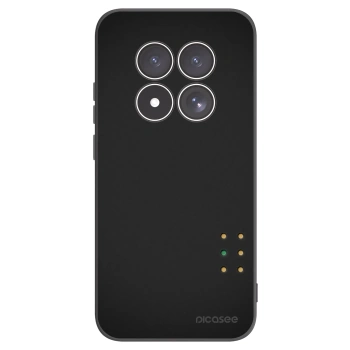 Picasee silikonowe czarne etui na Xiaomi Redmi Note 15 Pro 4G - Pulse
