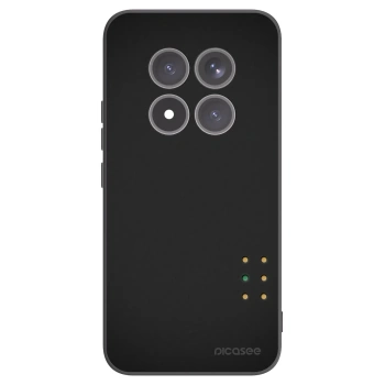 Picasee silikonowe czarne etui na Xiaomi Redmi Note 15 Pro+ - Pulse