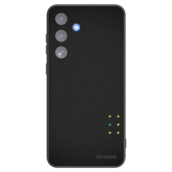 Picasee silikonowe czarne etui na Samsung Galaxy S25 FE 5G - Pulse