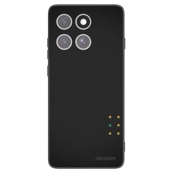 Picasee silikonowe czarne etui na Motorola Edge 60 Fusion - Pulse