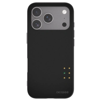 Picasee silikonowe czarne etui na Apple iPhone 18 Pro - Pulse