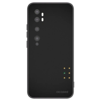 Picasee silikonowe czarne etui na Xiaomi Mi Note 10 (Pro) - Pulse