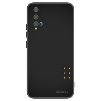 Picasee silikonowe czarne etui na Huawei Nova 5T - Pulse