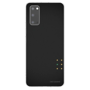 Picasee silikonowe przeźroczyste etui na Samsung Galaxy S20 G980F - Pulse