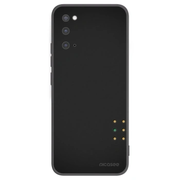 Picasee silikonowe czarne etui na Samsung Galaxy S20 G980F - Pulse