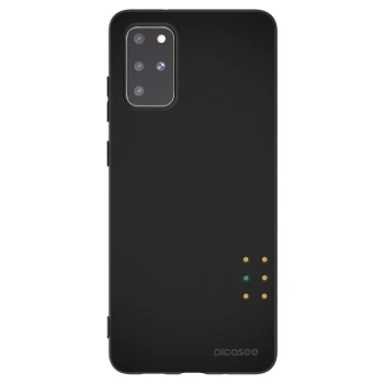 Picasee silikonowe czarne etui na Samsung Galaxy S20+ G985F - Pulse