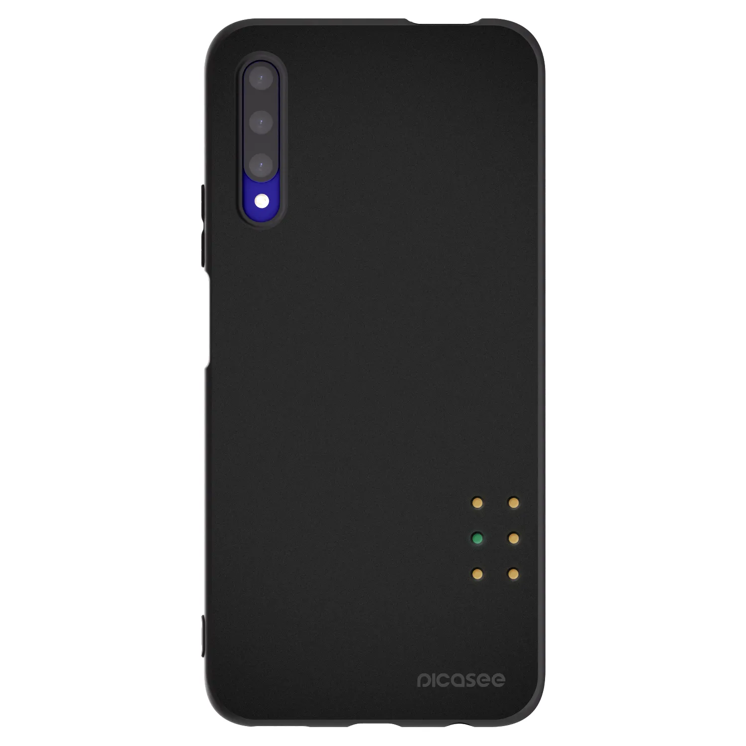 Picasee silikonowe czarne etui na Honor 9X Pro - Pulse