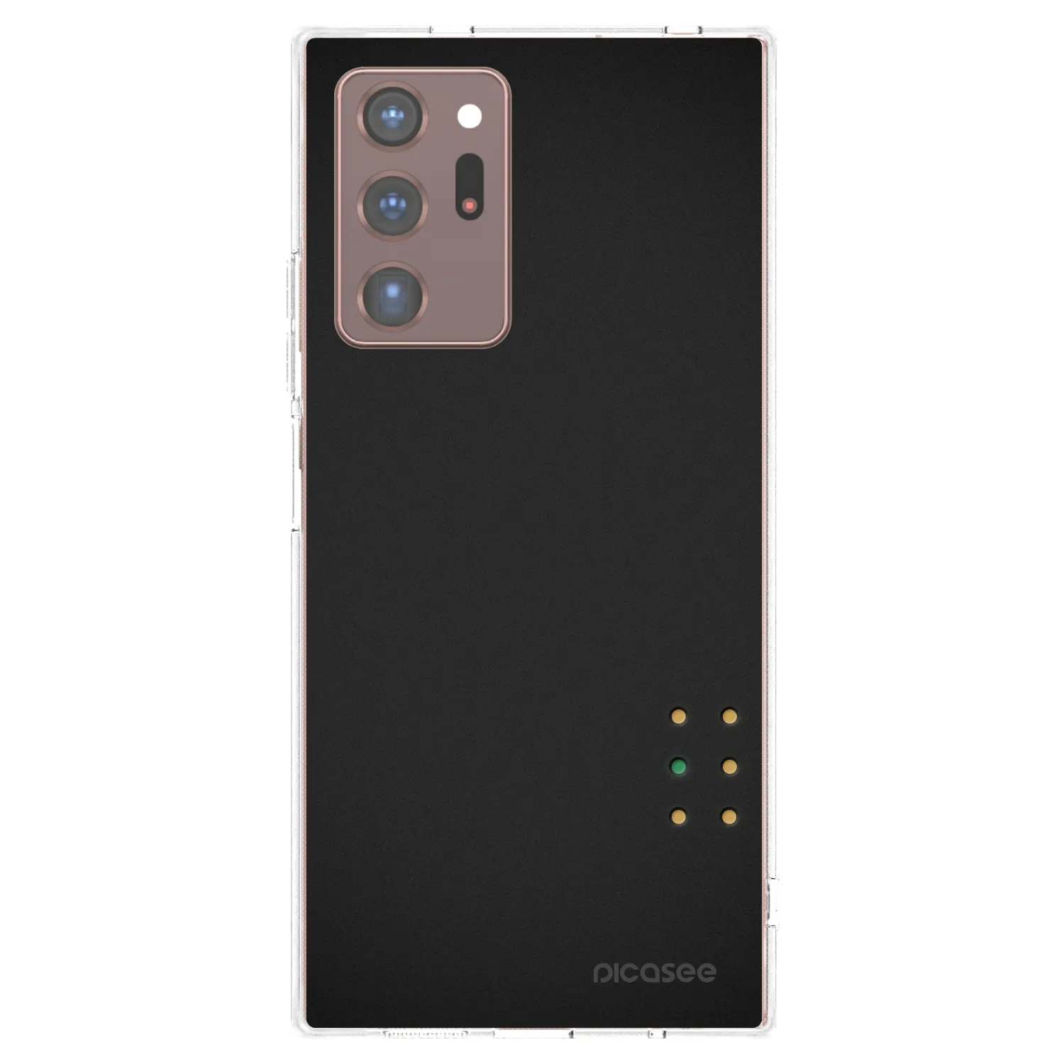 Picasee silikonowe przeźroczyste etui na Samsung Galaxy Note 20 Ultra - Pulse
