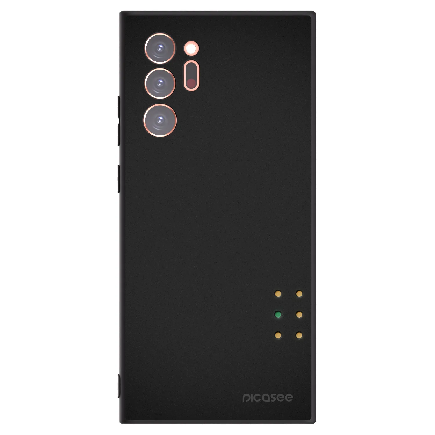 Picasee silikonowe czarne etui na Samsung Galaxy Note 20 Ultra - Pulse