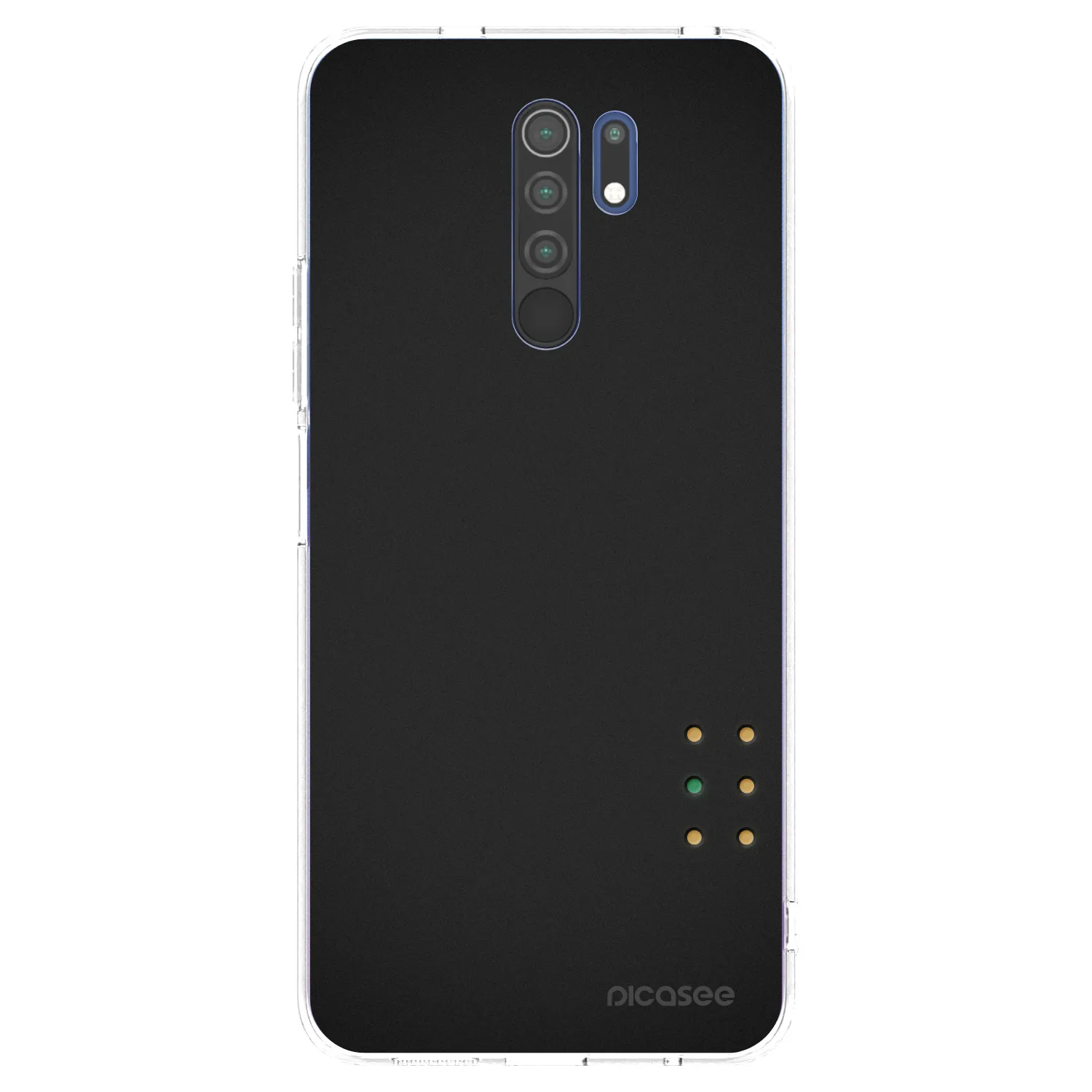 Picasee silikonowe przeźroczyste etui na Xiaomi Redmi 9 - Pulse